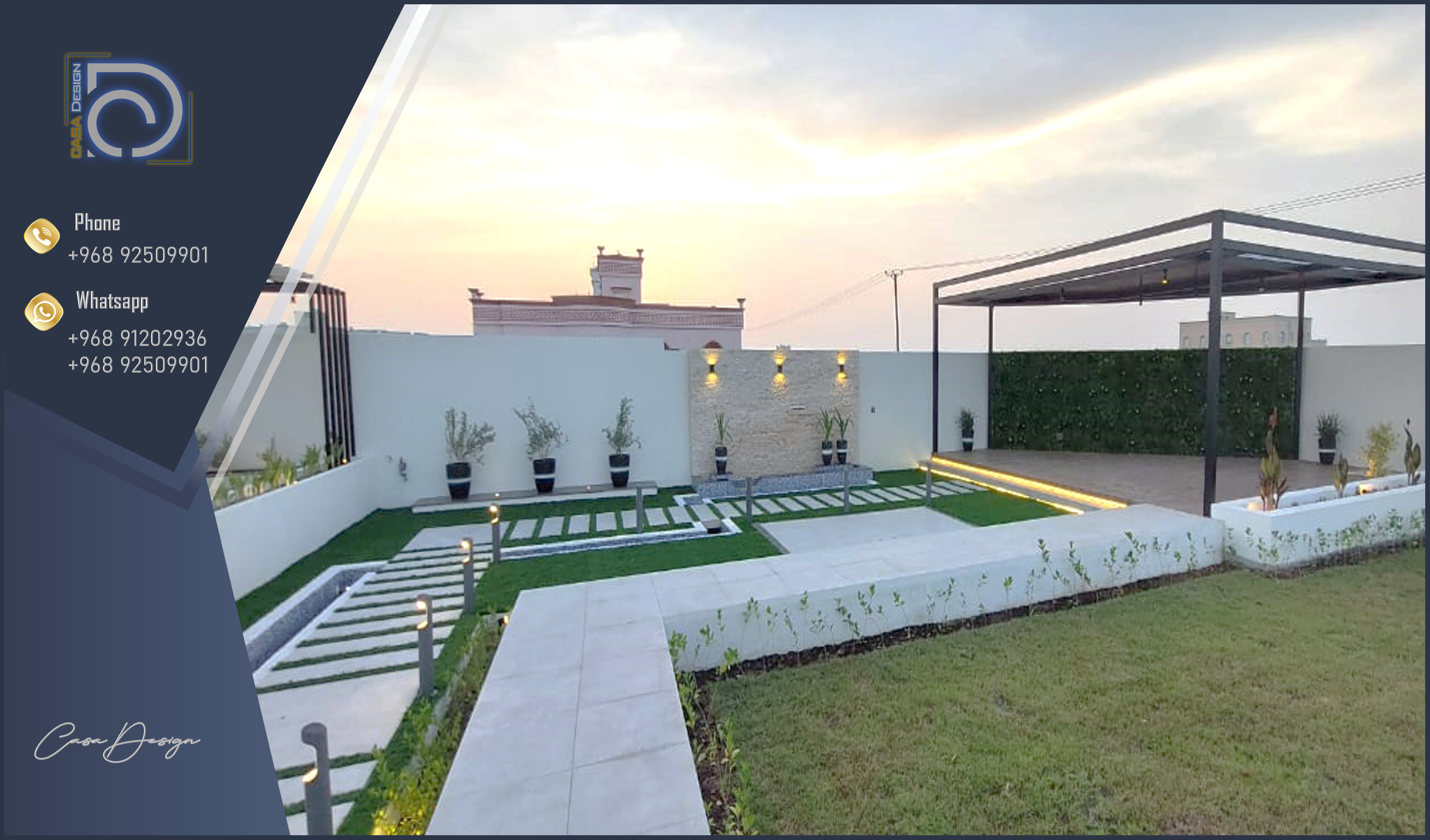 Landscape Execution for private Resort in Al Musanah,Muscat