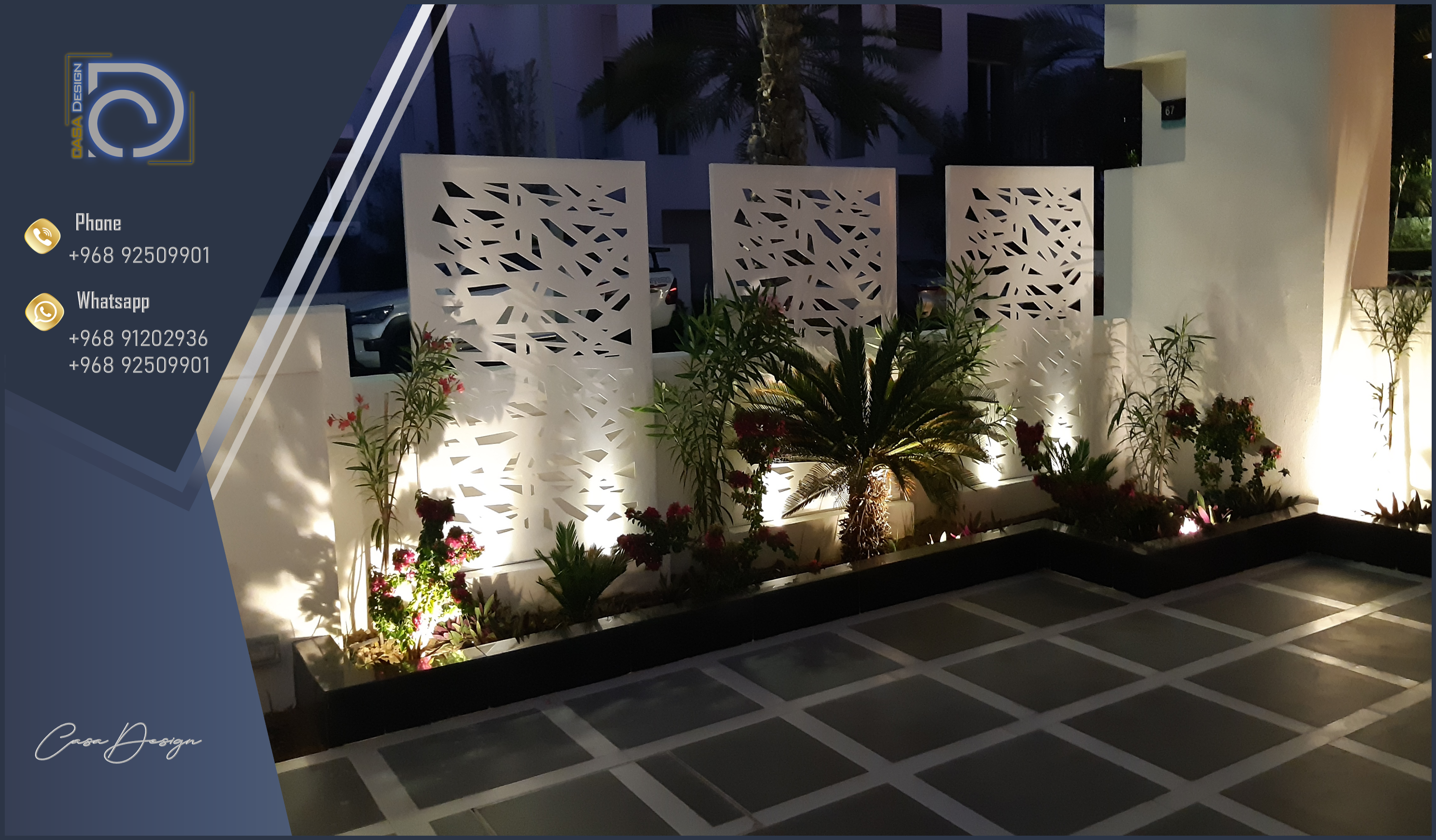 Landscape Execution for private Villa in Al Mouj,Muscat